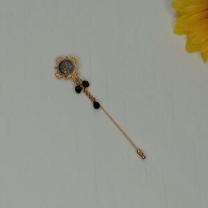 PREMIER DESIGNS Lapel Stick Pin in Gold & Silver Tone for Hat Scarf Collar